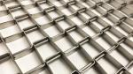 Food grade 304 stainless steel flat flex wire mesh conveyor belt for bread