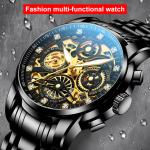 2022 Fashion Multifunctional Stainless Steel Waterproof 3ATM Quartz Watch For