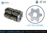 Concrete Saw EDCO Scarifier TCT Carbide Tungsten Cutters Parts Zinc Surface