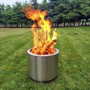 Wholesale 43cm Length Stainless Steel Bonfire Stove for Outdoor Camping and Smokeless Cooking from china suppliers