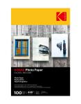 Premium RC Coating Kodak Inkjet Photo Paper 180 GSM A4 Dry Instantly For Easy