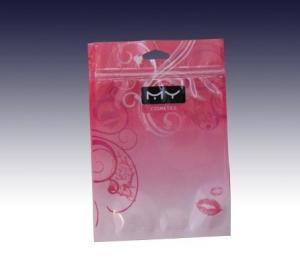 Wholesale Cosmetic Foil Pouch Packaging Customized Logo With Zipper And Euro Slot from china suppliers