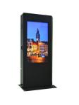 43" Outdoor Touch Screen Advertising Kiosk 280 Watt Low Power Comsumption