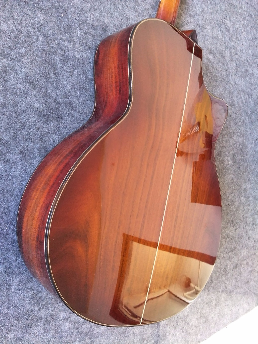 Custom Wholesales KOA body acoustic guitar KOA electric acoustic guitar Free Shipping Sunset finish KOA acoustic