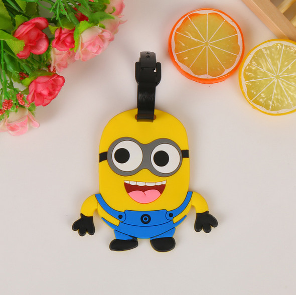 Owl Shape Personalised Custom Eco-Friendly Soft PVC Travel Luggage Tag