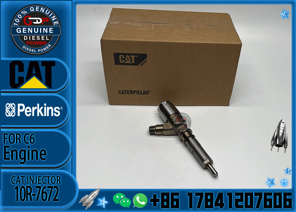 306-9380 10R-7672 Hot sell good price excavator diesel fuel injector 3069380 10R7672 2645A734 for Caterpillar C6.6 Engin