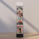 Customized Magazine Supermarket Display Racks Length 250mm Height 1310mm