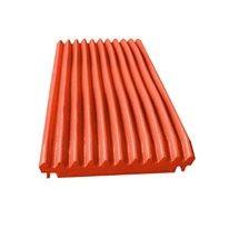 jaw crusher spare parts high manganese steel casting jaw plate Liner Mn18Cr2