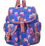European and American style owl pattern casual fashion lady shoulder rucksack