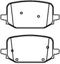 Wholesale 1 Set 4 Pieces Ceramic Brake Pad for Chery A3 Long Lasting from china suppliers
