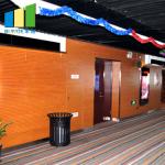Eco - Friendly Wooden Grooved Noise Reduction Wall Panels For Home Decorative
