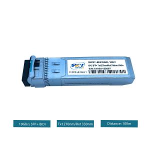 Wholesale Tx1270nm Rx1330nm 10km SFP+ Optical Module Transceiver MSA Compliant 10Gb/S Data Rate from china suppliers