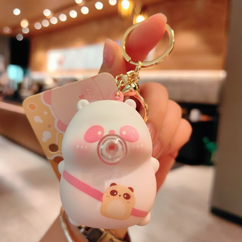 Customized Cute Pendant Squishy Toys Silicone Keychain Non-Toxic for Kids and Adults