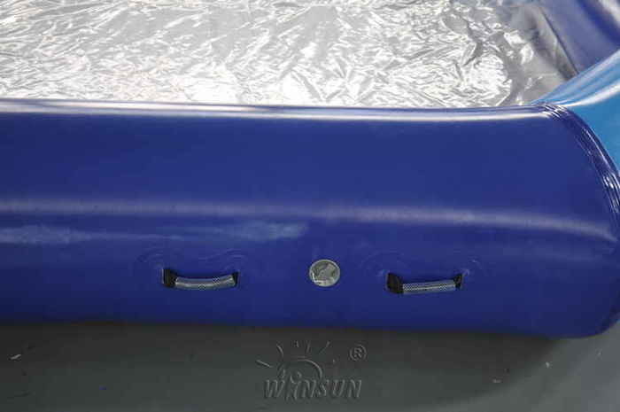 Blue Color Large Inflatable Swimming Pool / Airtight Pool For Kids