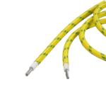 Fiberglass Braided Electrical Cable silicone insulation wire Heat Proof