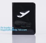 Promotional Customized color PVC travel Passport Cover, Ticket Holder Travel