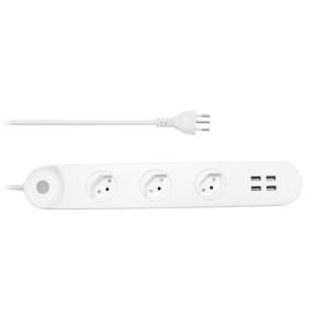 Wholesale Power Strip 3outlets4USB Swiss Type from china suppliers