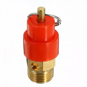 Wholesale Small Brass Safety Relief Valve 1/4 BSP 120PSI Pressure Release Regulator from china suppliers
