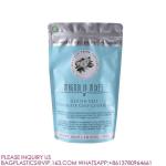 Sealable Coffee Bags Valve Barrier Flat Bottom Standing Coffee Beans Storage