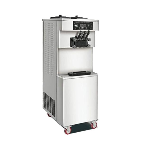 Three Flavors Commercial Refrigerator Freezer , Floor Standing Gelato Soft Ice