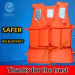 EPE Foam Orange Swimming Life Jackets Commercial Water Park Life Vest for Adults