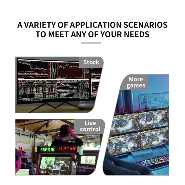 BIT-MV-4K60-401 4K60 Multi Viewer HDMI Video Wall Controller with 4 HDMI Inputs and Seamless Switching