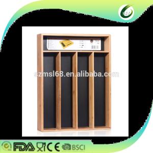 Wholesale Natural Color Bamboo Kitchen Supplies Wooden Cutlery Inserts For Kitchen Drawers from china suppliers