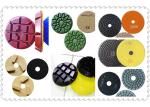 High Working Efficiency 4 " Resin Diamond Floor Polishing Pads For Stone