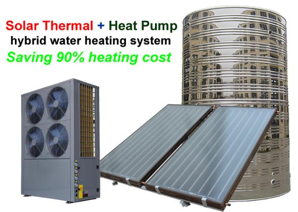Safety Hybrid Water Heater System , Hybrid Heat Pump Water Heater CE Certificati
