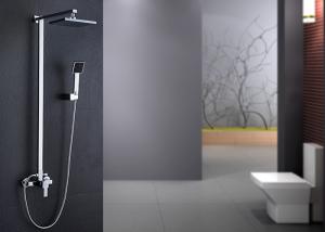 Wholesale Brass Body Bathroom Shower Hardware , Complete Bathroom Shower Sets ROVATE from china suppliers