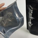 Custom Printed Food Grade Snack Packaging Bags Matt Finish Stand Up Zipper Bags