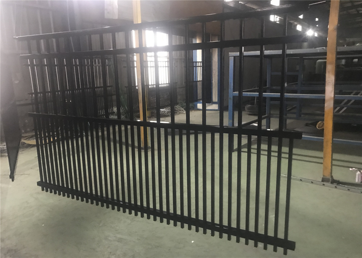 Steel Tubular Fence Garrison and Hercules Fencing 2.1mx2.4m and 1.8mx2.4m