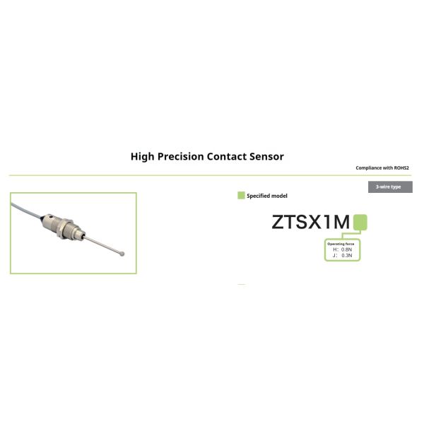 RoHS2 Certified 360 Degree Inspection Probe with Red Indicator for Contact Sensor Tool Measurement on CNC Machines ZTSX1M