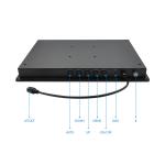 Industrial Application Waterproof LCD Monitor with Black Stainless Steel 1920