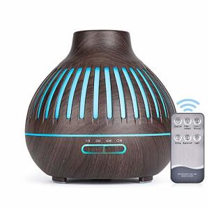 Wholesale Color Changing 400ml 10W Wood Grain Aromatherapy Diffuser from china suppliers