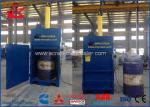Waste Oil Drums Crusher Compactor , 11kW Motor Hydraulic Press Machine WANSHIDA