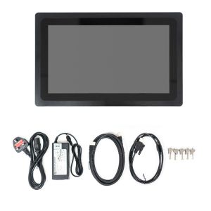 Black Capacitive Touch Interface 7H Surface Hardness Wide Temperature Range 5ms