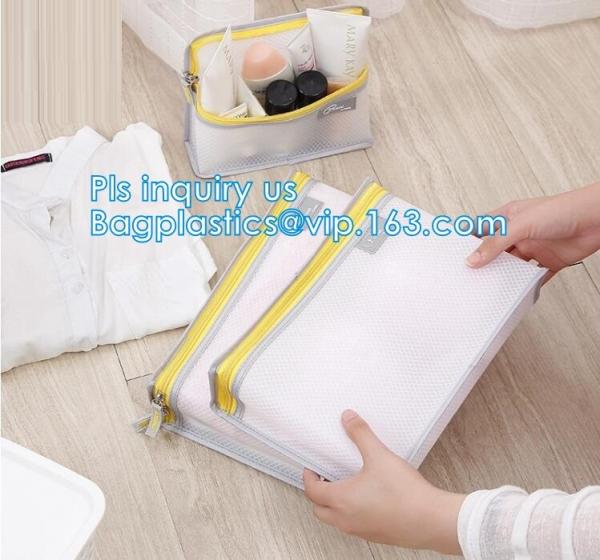 Nylon Mesh Makeup Bag Ladies Cosmetic Bag, nylon mesh fabric/mesh cosmetic bag,