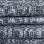 Polyester Woolen Made for Fashion Uniform Winter Coat Herringbone Stripes Fabric