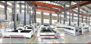 Wholesale Double Drive Fiber Laser Metal Cutting Machine , Industrial Laser Cutter Full Enclosure from china suppliers
