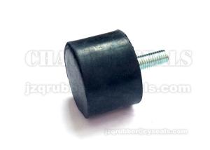 Wholesale Customized Black NBR Rubber Bumpers Shock Absorption With Metal Part Covered from china suppliers
