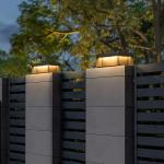 3000K Easy Install Stainless Steel Solar Pillar Light , Columns LED Outdoor