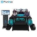 9D Virtual Reality Cinema VR Shooting Games 6 Seats Car Simulator With CE