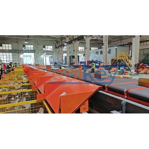 Supermarket Cross Belt Sorter Rapid Automatically Order Processing Efficient Sorting