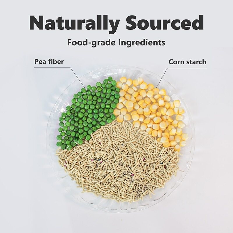 Bulk Odor Control Eco Friendly Natural Plant Tofu and Bentonite Mixed Cat Litter