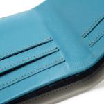 11x8.5x2cm Polybag Handcrafted Leather Wallets Slim Card Holder EN17