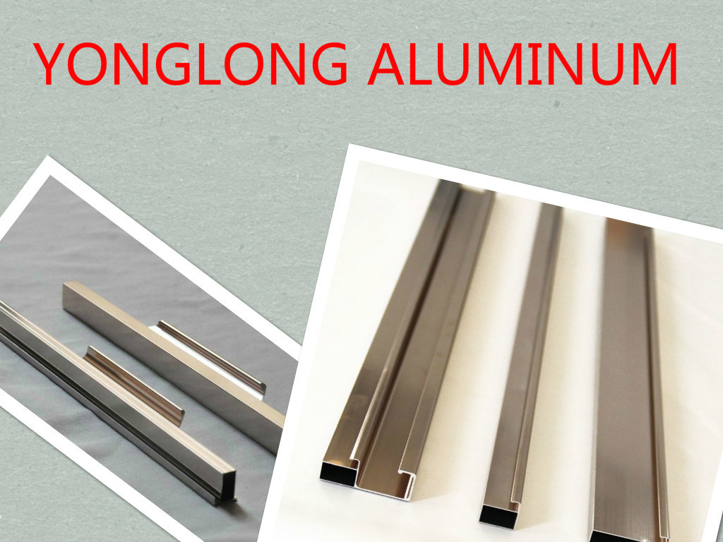 Smooth And Delicate Bright Aluminium Kitchen Profile Strong Wear Resistance