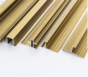 Wholesale Corner Aluminum Tile Trim H Shape Metal Wall Protection Profile from china suppliers