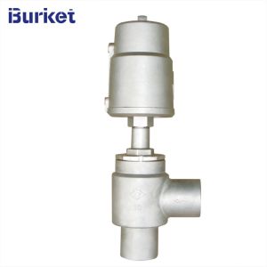 Pneumatic Stainless Steel Sanitary flange Right Angle Seat Valve With Stainless