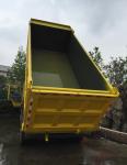 Heavy HOWO Mine Dump Truck , Yellow Dump Truck 30 - 40 Tons 10-25CBM